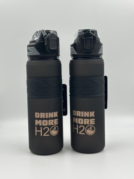 مطرة _ DRINK MORE H2O - أسود