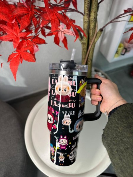 ماج ثيرموس حافظ للحرارة لابوبو اسود