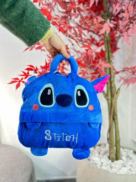 مخدة ستيتش مع حرام على شكل شنتة