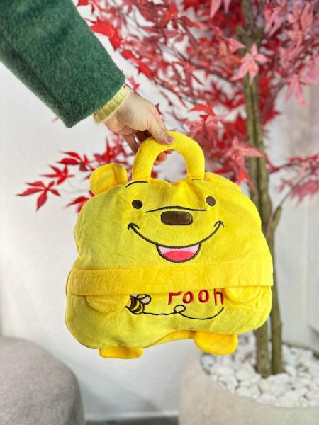 مخدة دب العسل مع حرام على شكل شنتة