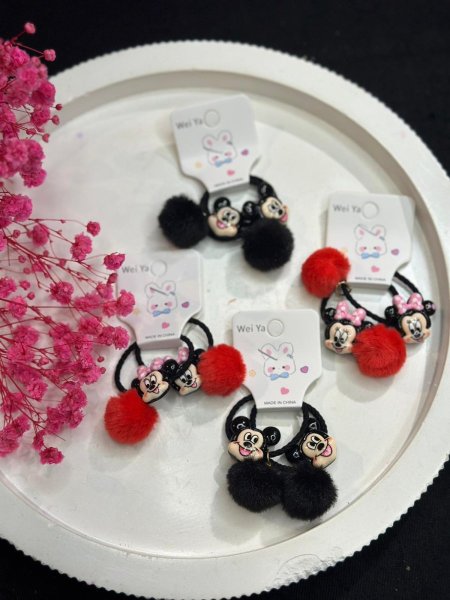 مغيط شعر ميني ماوس / سعر الكرت (15) عدد قطع 10 