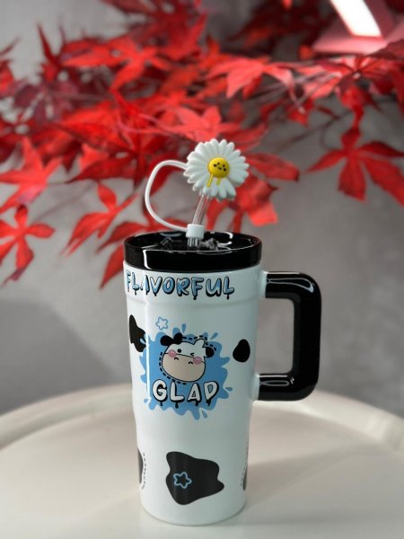 ماج دبل طويل بقرة