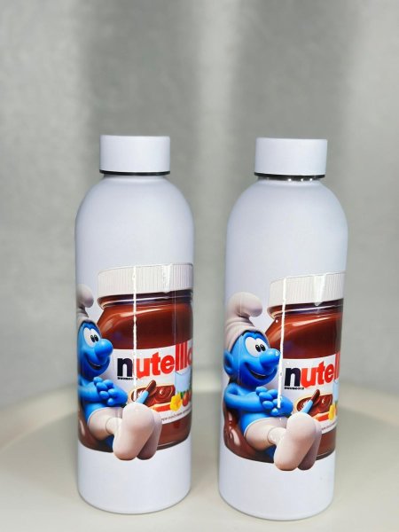 مطرة ثيرموس قصير سنفور نوتيلا ابيض