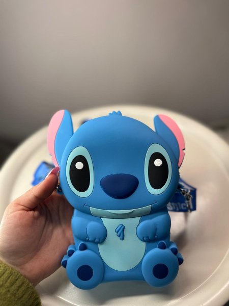 جزدان عيد أطفال سيليكون ستيتش أزرق