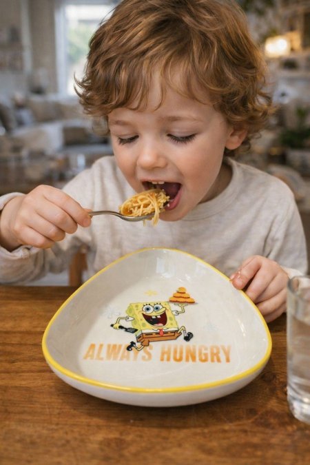 صحن رز مثلث سبونج بوب