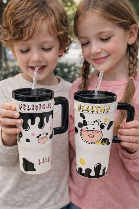 ماج دبل طويل بقرة