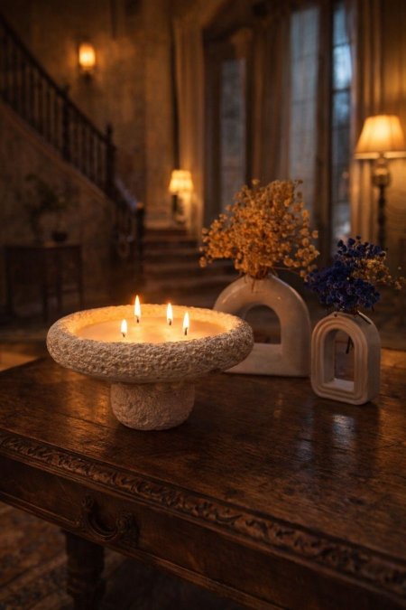 شمعه حجر انتيك كبير (11-13)