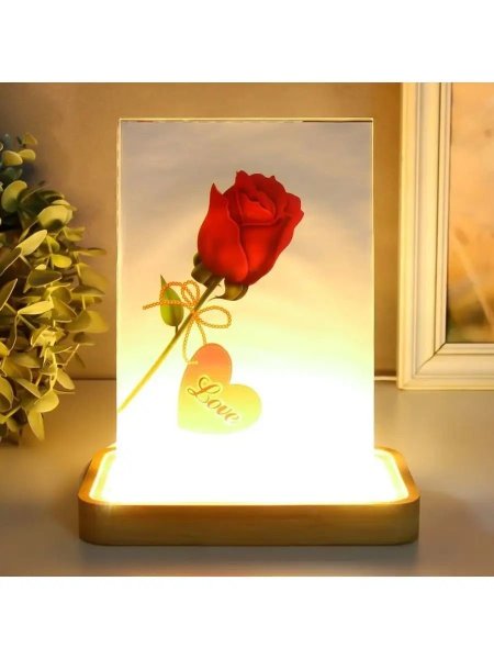 برواز صور إضاءة LED مع برق