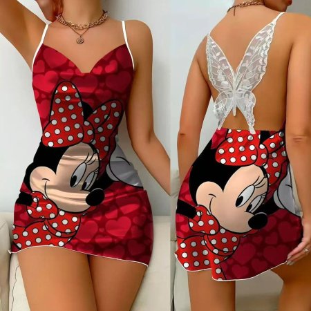قميص نوم Disney ميني ماوس أحمر