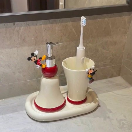طقم علبة صابونة سيراميك