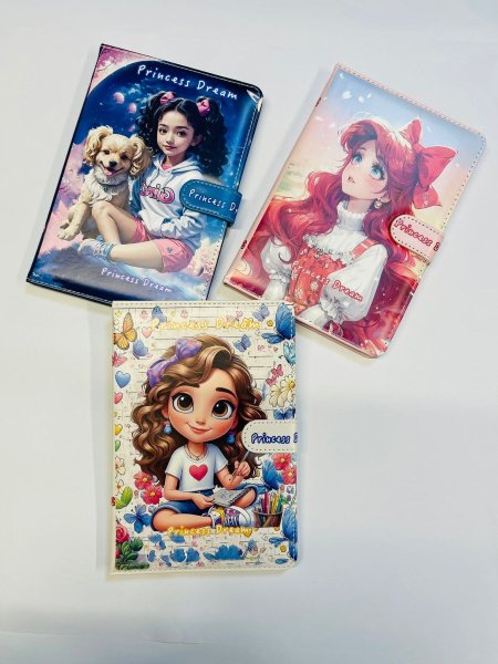 دفتر سلك جلد _ Princess