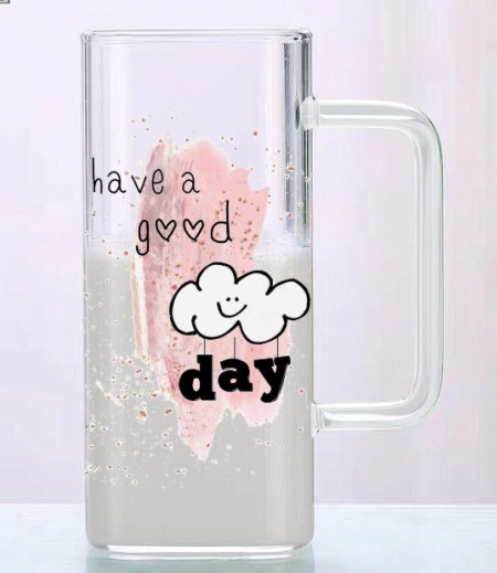 ماج شفاف مربع - Good Day