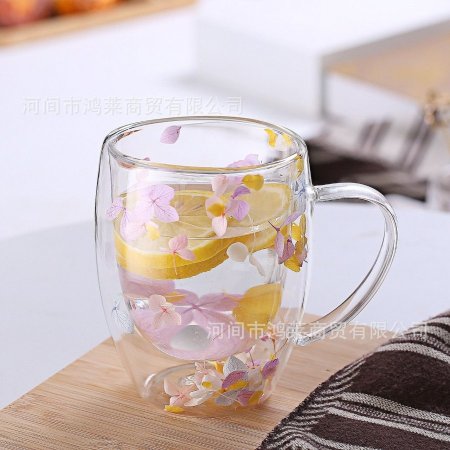 ماج شفاف دبل جلاس ورد ابيض