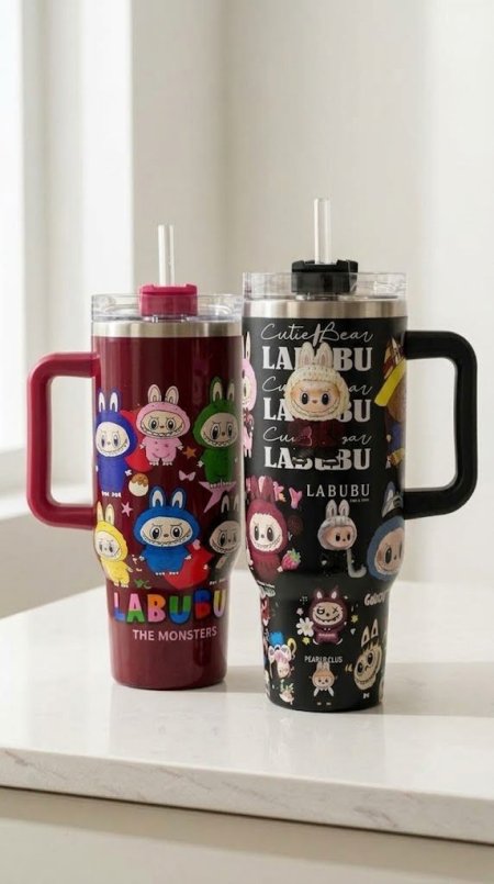 حافظة حرارة Labubu ستانلس 1200 ml