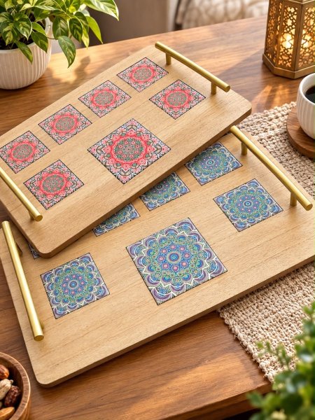 طقم ضيافة - كلاسيكي ٢ قطعة