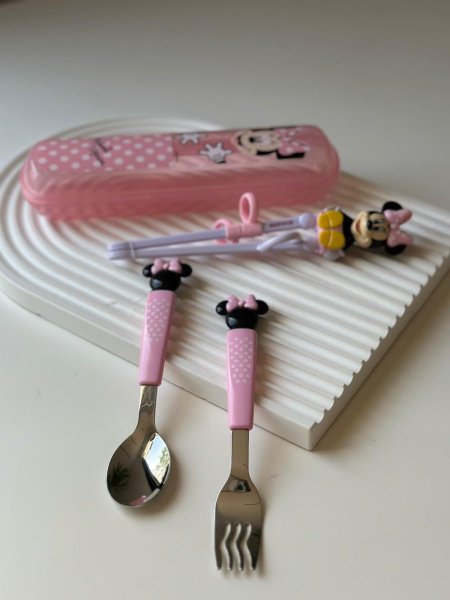 طقم معلقه &شوكه shopstic /ميني ماوس