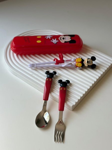 طقم معلقه /شوكه /shopstic / ميكي ماوس