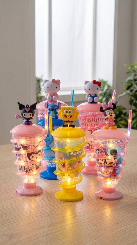 مطرة بلاستيك مضيئه Disney