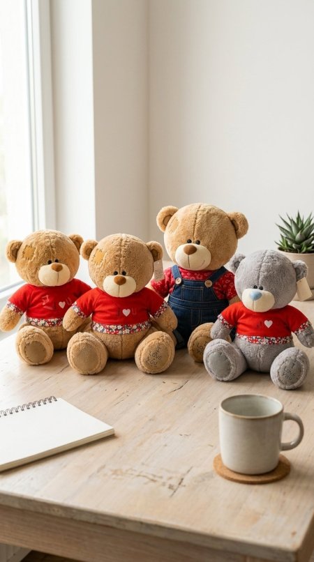 دب teddy bears ملون  كبير 30cm