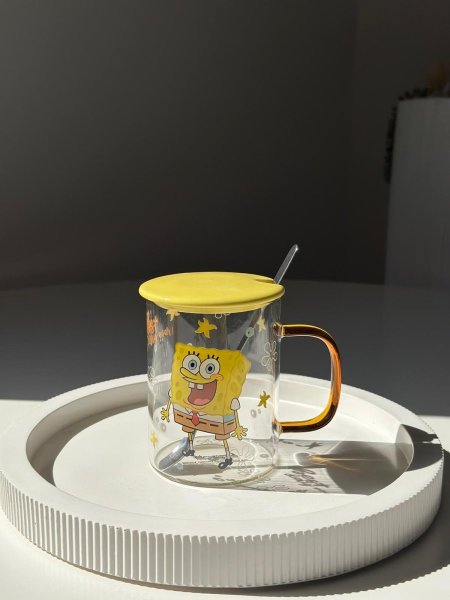 ماج سبونج بوب شفاف طويل