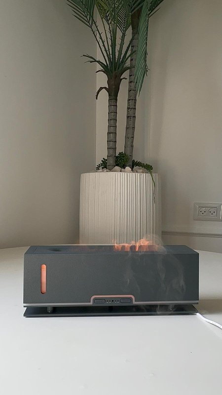 مبخرة USB خشب طويل نار