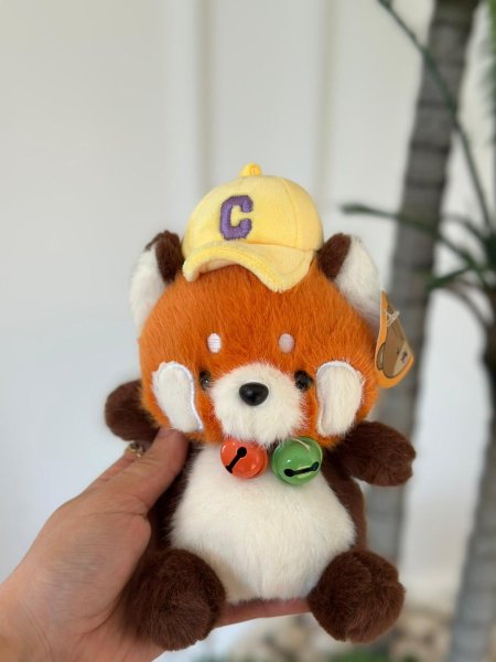 دب صغير حبيبات تعليقة (20سم) طاقيه