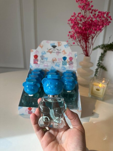 عطر اطفال دب ازرق للتوزيعات