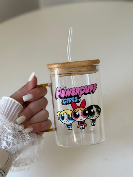 كاسة شفاف ايس كوفي فتيات القوة